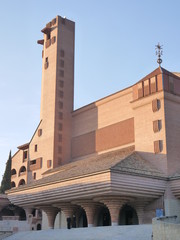 Fototapeta premium Torreciudad. Opus sanctuary in Huesca. Spain