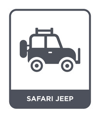 safari jeep icon vector