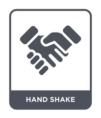 hand shake icon vector
