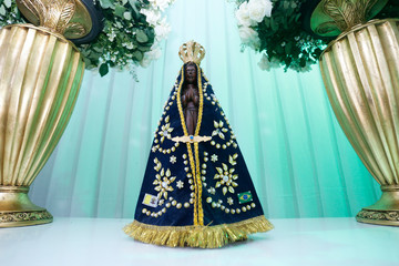 Statue of the image of Our Lady of Aparecida