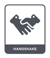 handshake icon vector