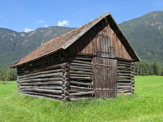 Barn in Alps - Scheune in den Alpen