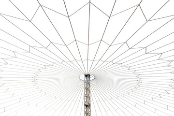 partial white umbrella