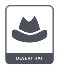 desert hat icon vector