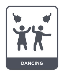 dancing icon vector