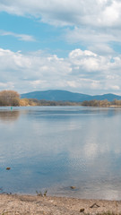Smartphone HD wallpaper of beautiful reflections near Steinkirchen - Danube - Bavaria - Germany