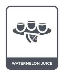 watermelon juice icon vector
