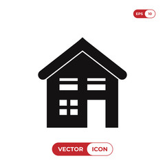 Home icon vector. House symbol.