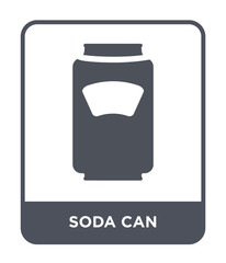 soda can icon vector