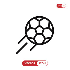 Fototapeta premium Football icon vector