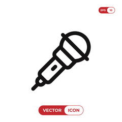 Microphone icon vector