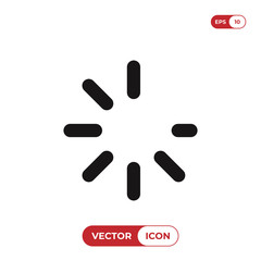 Loading icon vector