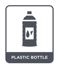 plastic bottle icon vector