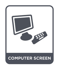 computer screen icon vector