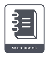 sketchbook icon vector