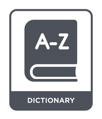 dictionary icon vector