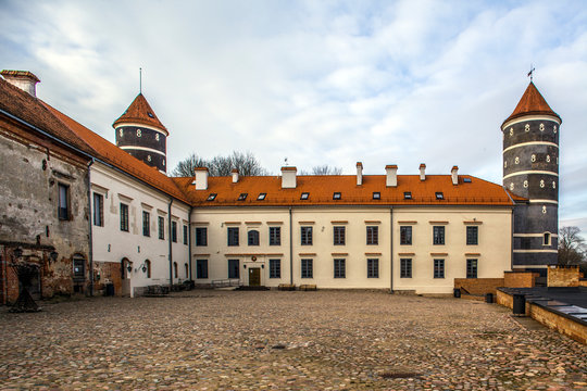 Panemune castle in Lithuania.The initial hill fort of the Teutonic Knights