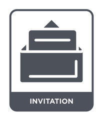 invitation icon vector