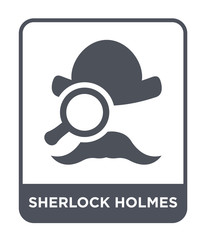 sherlock holmes icon vector