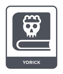 yorick icon vector