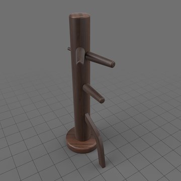 Wooden martial arts dummy