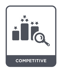 competitive icon vector