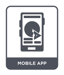 mobile app icon vector