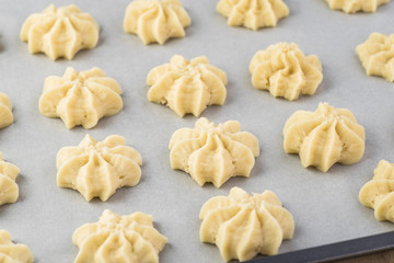 Homemade holiday butter cookies.