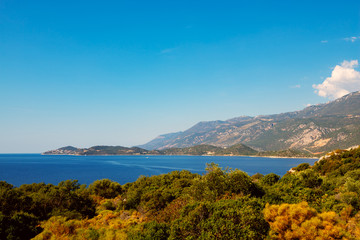 Magnificent sea view from western Lycian way