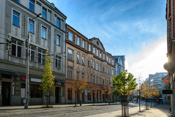 Naklejka premium Historical sights of Olomouc in the Czech Republic. European city. 