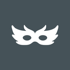 Illustration and icon of mask carnival