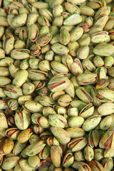 background of pistachio nuts