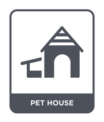 pet house icon vector