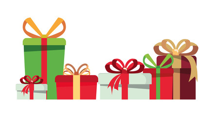 gift boxes wrap ribbon bow