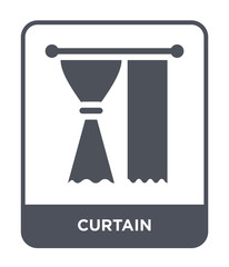 curtain icon vector