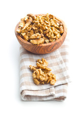 The walnut kernels.