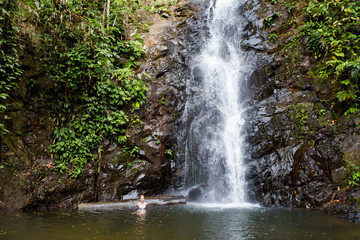 Durian Perangin waterfall Langkawi island
