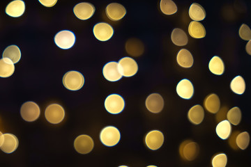 Obraz premium verschwommene Hintergrundbeleuchtung, Bokeh, Weihnachten