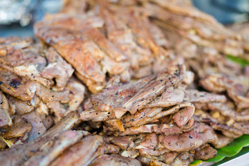 Malaysian pork bacon barbecue