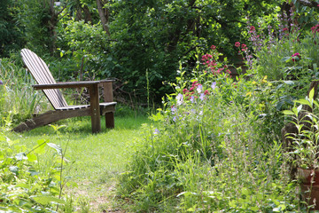 Sitzplatz im Garten