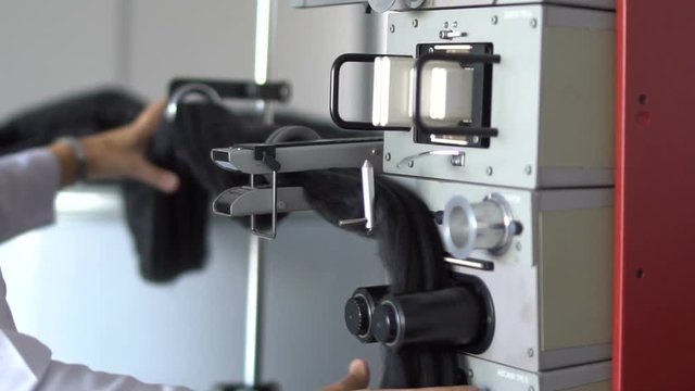Testing of tops and threads in the laboratory 6