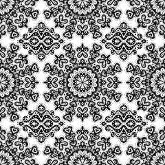 Seamless pattern in vintage style. Vector background for textile design.