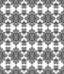 Seamless pattern in vintage style. Vector background for textile design.