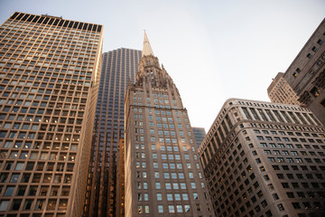 Fototapeta na wymiar First United Methodist Church of Chicago | Skyscrapers