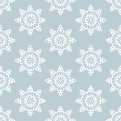 Seamless pattern in vintage style. Vector background for textile design.