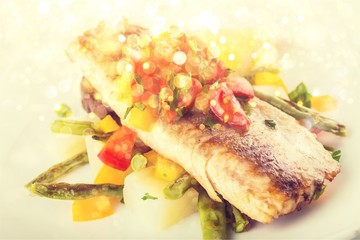 Fish Meal on plate
