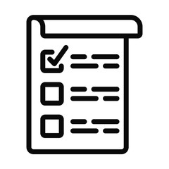 Checklist icon vector