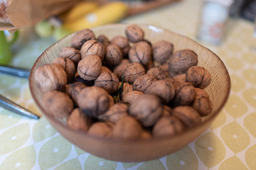 walnuts in bowl