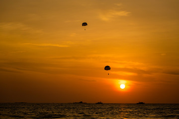 Pantai Cenang beach Langkawi sunset
