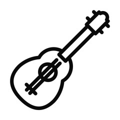 Guitar icon vector
